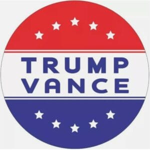Show Your Support: Donald Trump - JD Vance 2024 Campaign Buttons