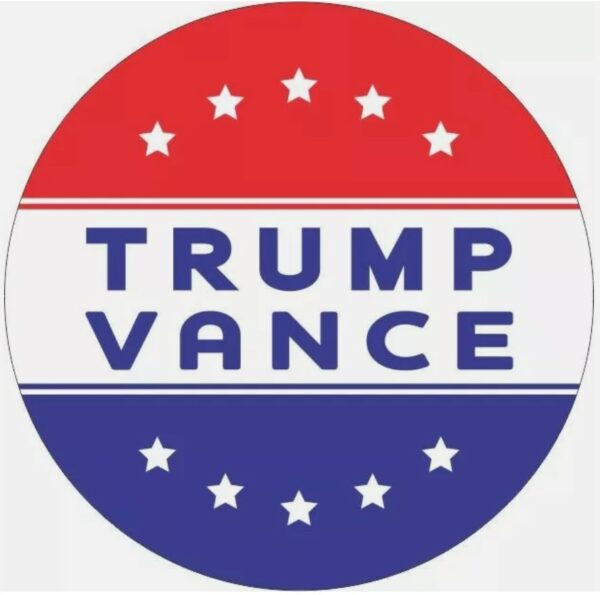 Show Your Support: Donald Trump - JD Vance 2024 Campaign Buttons