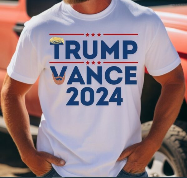 Show Your Trump Pride: Vance 2024 Election Campaign T-Shirt for Republican Voters