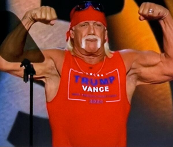 Hulk Hogan Trump Vance MAGA Cut Off Red Tank Top: Show Your Support in Style