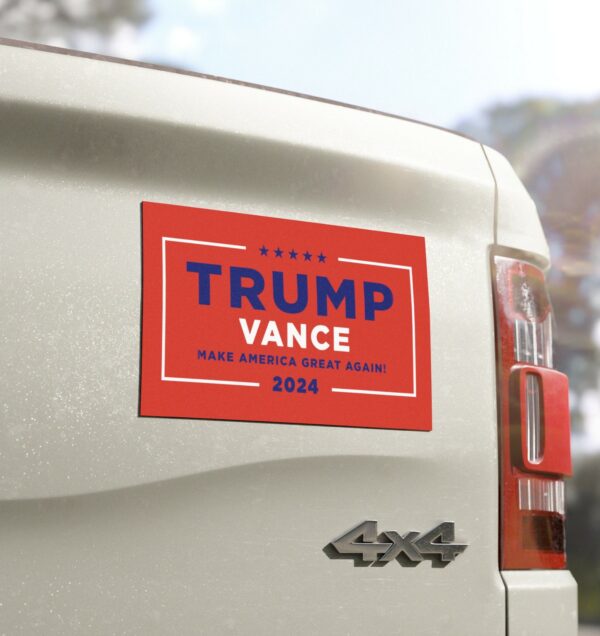 Hulk Hogan, Trump, Vance: Show Your Support with Red Car Magnets