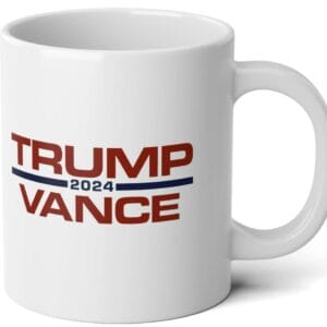 Jumbo Trump Vance Coffee Mug: Fuel Your Republican Spirit with Every Sip