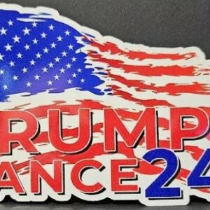 Show Your Support: President Trump and JD Vance 2024 Vinyl Decal for Trucks