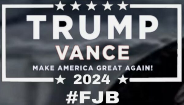 TRUMP VANCE 2024 #FJB Bumper Sticker: Durable, Water-Resistant Vinyl