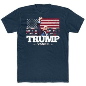 TRUMP VANCE 2024 Fist Pump T-Shirt: Show Your Support in Style