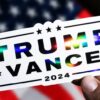 TRUMP VANCE 2024: Make America Great Again Decal Sticker