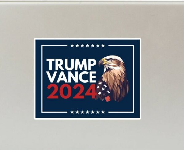 Show Your Support: Trump 2024, Vance, MAGA Car Decal