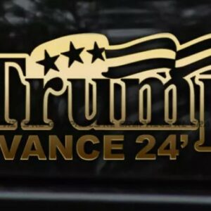 Trump JD Vance 2024 Vinyl Decal: Show Your Support with Style