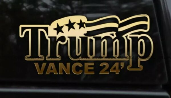 Trump JD Vance 2024 Vinyl Decal: Show Your Support with Style