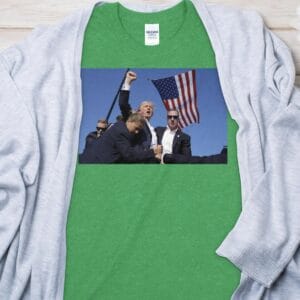 Trump Shot Quality Tee, Donald Trump Presidential Campaign 2024 Tshirt