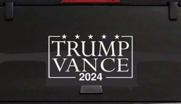 Trump Vance 2024: MAGA Bumper Sticker for True Patriots