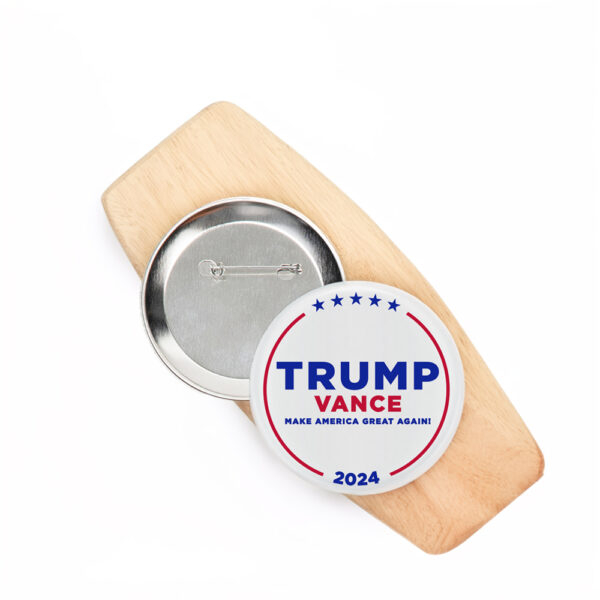 Show Your Support: Trump-Vance 2024 Campaign Buttons