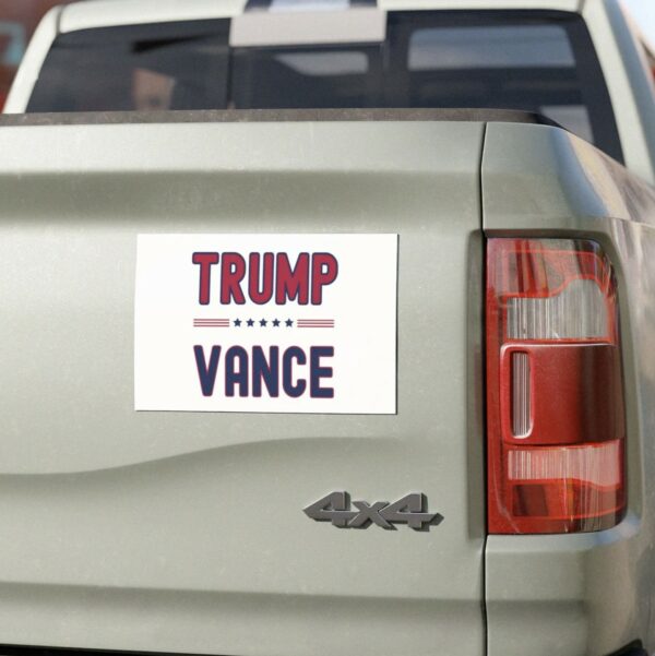 Trump Vance 2024: Show Your Support with Car Magnets, Decals, and Bumper Stickers