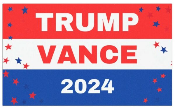 Show Your Patriotic Support: Trump Vance 2024 Car Magnet and Decals