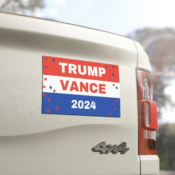 Trump Vance 2024 Car magnet, Elections 2024 car decal