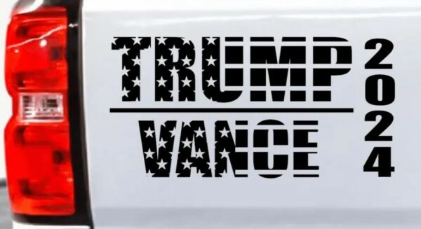 Trump Vance 2024 Decal: Premium Political Sticker for Maximum Impact