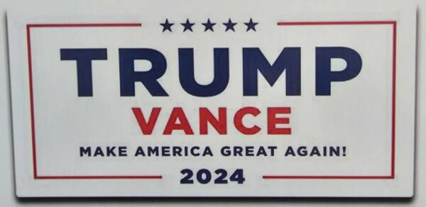 Trump Vance 2024: Declare Your Support with Our Eye-Catching Decal Sticker