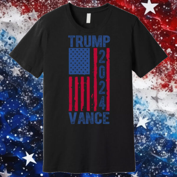 American Pride: Trump Vance 2024 Premium Election T-Shirt