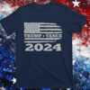 Show Your Support: Trump Vance 2024 Gray T-Shirt