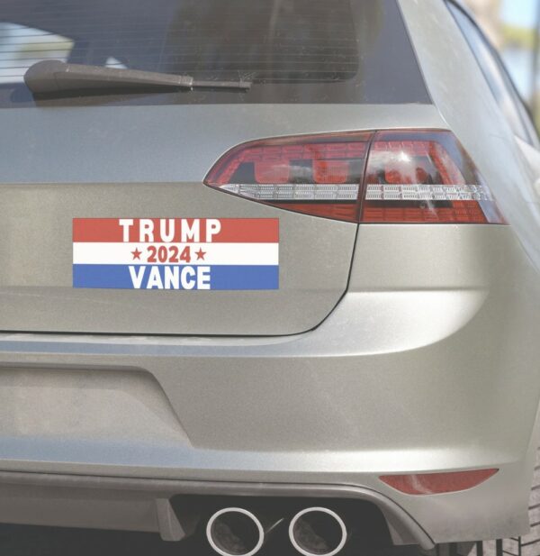 Trump Vance 2024 Magnetic Bumper Sticker