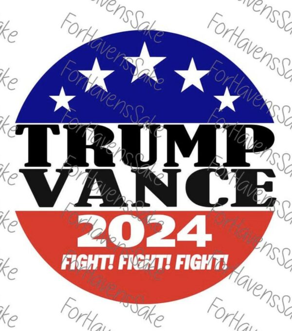 Trump Vance 2024 Sticker  Trump for President 2024