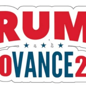 Trump Vance 2024: Show Your Support with USA Flag, Trump Vance, and JD Vance Stickers