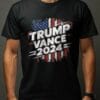 Vote Trump Vance 2024: Show Your Support with Our Election Campaign T-Shirt