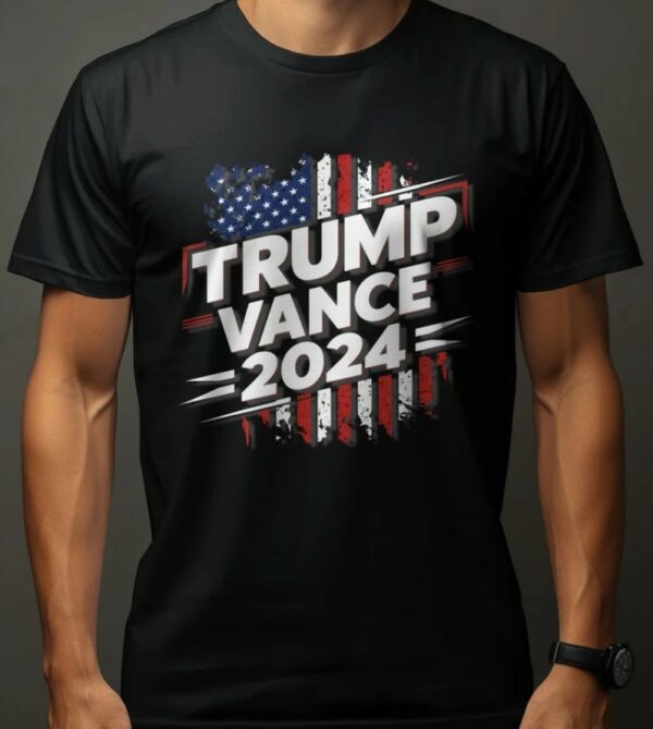 Vote Trump Vance 2024: Show Your Support with Our Election Campaign T-Shirt