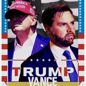 Trump Vance 2024: Waterproof Vinyl Stickers for MAGA Car Decals