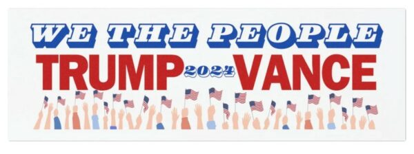 Trump Vance 2024: Show Your Support with Our Car Magnet and Bumper Sticker