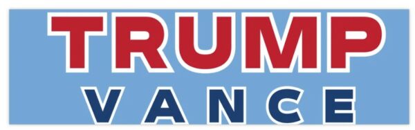 Trump 2024: Vote Felon, Shot, Vance Bumper Sticker Decal Magnet