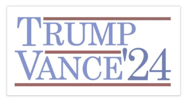 Show Your Support: Trump Vance '24 Bumper Stickers - Declare Your Political Allegiance