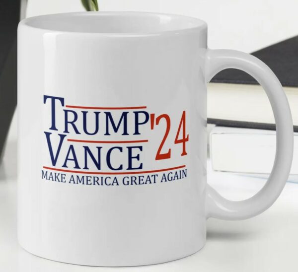 Trump Vance 24 Mug: Make America Great Again with VP Vance