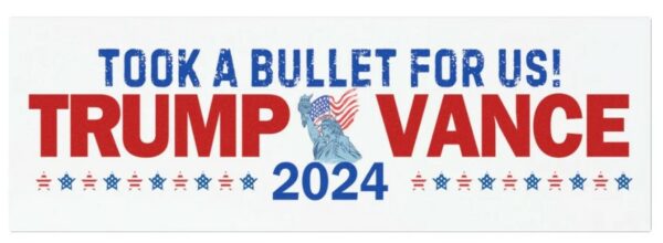 Show Your Support: Trump Vance Bumper Sticker - Declare Your Political Stance