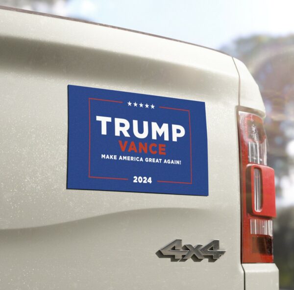 Show Your Support: Trump Vance Car Magnets