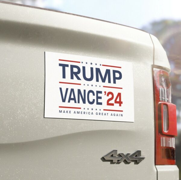 Show Your Support: Trump Vance MAGA 2024 Car Magnets