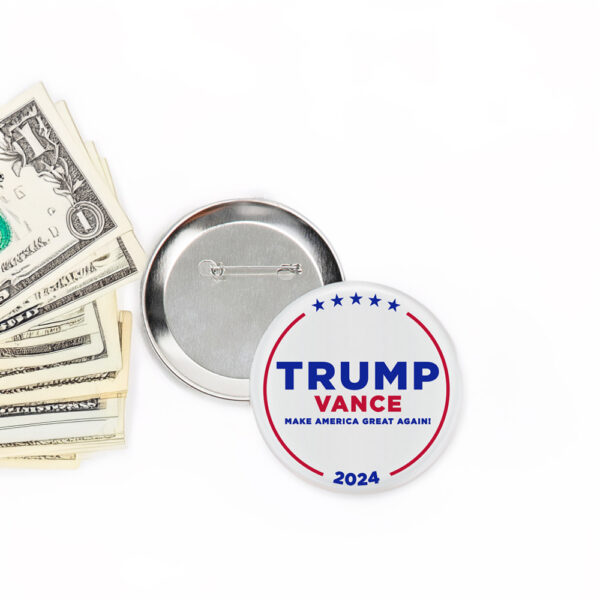 Show Your Support: Trump Vance MAGA Buttons