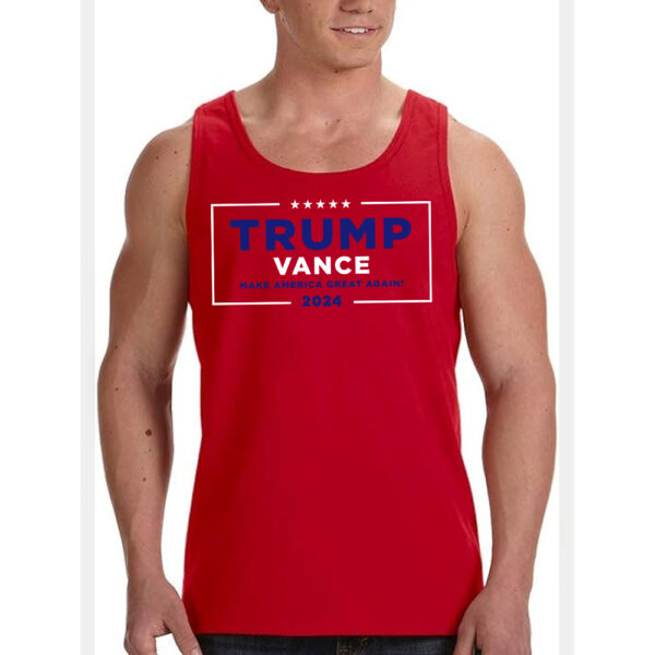 Trump Vance Make America Great Again Red Tank Top: Show Your Patriotism in Style