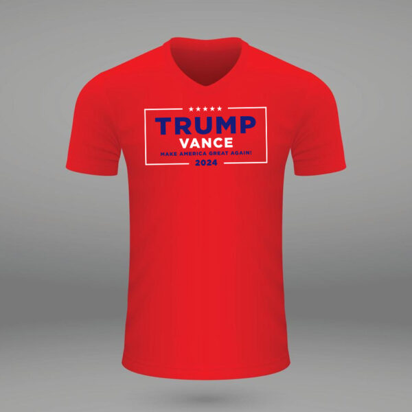 Trump Vance Make America Great Again Red V-Neck: Show Your Patriotic Pride