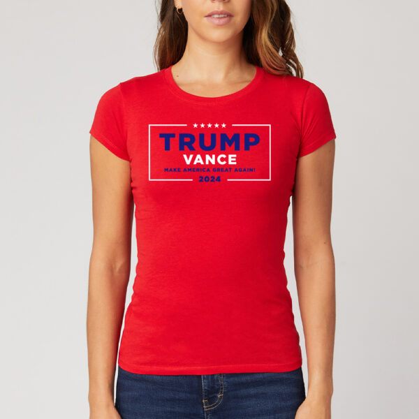 Trump Vance Make America Great Again Women's Red T-Shirt