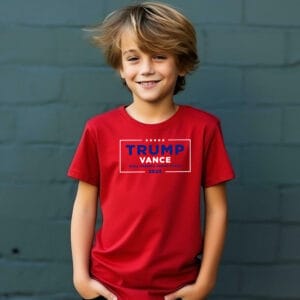 Trump Vance Youth Make America Great Again Red T-Shirt