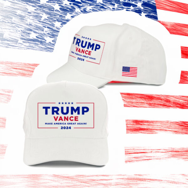 Trump-Vance Make America Great Again White Hat