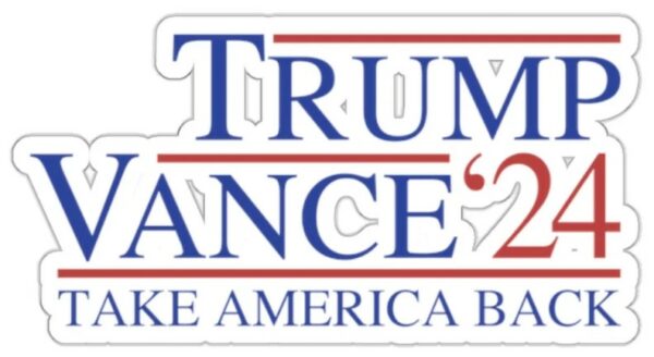 Trump Vance 2024: Exclusive Merch and Kiss-Cut Stickers for True Patriots