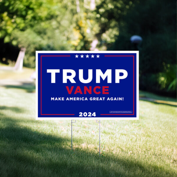 Show Your Support: Trump Vance Rally Sign