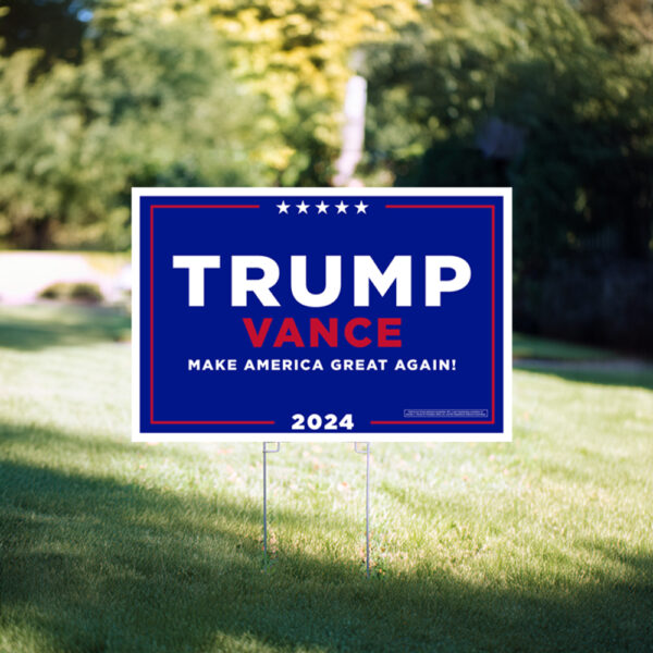 Trump Vance News Sign: Show Your Support for the Conservative Duo