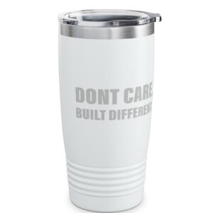 Candace CONSPIRACY THEORIST STANDACE Built Different Ringneck Tumbler, 20oz USA