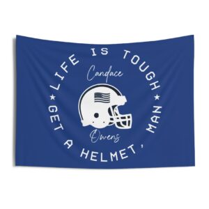 Candace Life Is Tough Indoor Wall Tapestries