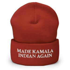 MADE KAMALA INDIAN AGAIN BEANIE