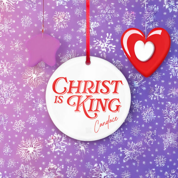 Christ Is King Acrylic Ornament