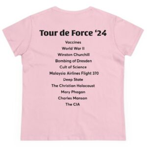 Tour de Force 24 Forbidden History Women's TShirt